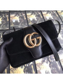 Gucci Suede Arli Small Shoulder Bag 550129 Black 2018