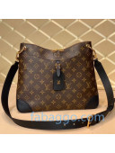 Louis Vuitton Odéon MM Monogram Canvas Shoulder Bag M45355 Black 2020