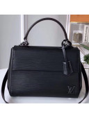 Louis Vuitton Cluny BB Top Handle Bag in Epi Leather M41312 Black 2019