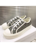 Dior Walk'n'Dior Sneakers in Grey Cannage Embroidery 2021