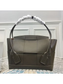 Bottega Veneta Arco Large Bag in Smooth Maxi Woven Calfskin Green 2019