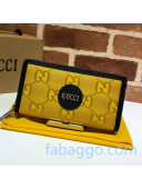 Gucci Off The Grid GG Nylon Zip Wallet 625576 Yellow 2020