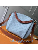 Louis Vuitton Mahina Babylone BB Chain Bag in Monogram Perforated Calfskin M53153 Blue/Brown 2020