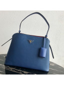 Prada Matinee Shoulder Bag 1BA249 Blue 2019