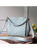 Louis Vuitton Mahina Babylone BB Chain Bag in Monogram Perforated Calfskin M51767 Blue/Silver 2020