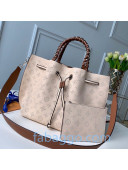 Louis Vuitton Mahina Girolata Bucket Bag in Monogram Perforated Calfskin M53915 Beige 2020