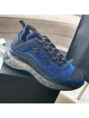 Chanel Suede Sneakers Dark Blue 2021 05