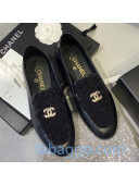 Chanel Pearl Loafers G35698 Black 2020