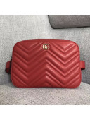 Gucci GG Marmont Matelassé Large Belt Bag 523380 Red 2018
