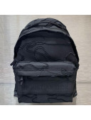 Dior Diortravel Large Camouflage Canvas Backpack Black 2020