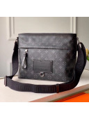 Louis Vuitton Besace Zippée MM Bag in Monogram Eclipse Canvas M45216 Black 2020