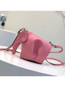 Loewe Elephant Mini Bag in Classic Calfskin Pink 2021