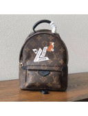 Louis Vuitton Shiba Inu Palm Spring Monogram Canvas Mini Backpack 2018