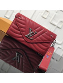 Louis Vuitton Calfskin New Wave Long Wallet M63299 Red 2018
