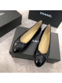 Chanel Patent Leather Ballerinas Black 2019