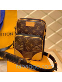 Louis Vuitton Men's Amazone Sling Bag in Giant Damier Ebene Canvas N40379 2020