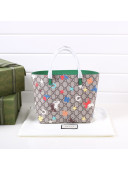 Gucci Children's GG Canvas Tote Bag with Ranch Print 410812 Green 2022 08