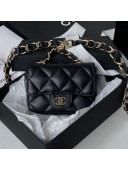 Chanel Lambskin Mini Belt Bag AP2305 Black 2021