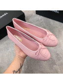 Chanel Lambskin Leather Ballerinas Pink 2019