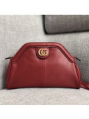 Gucci Leather RE(BELLE) Small Shoulder Bag ‎524620 Red 2018