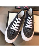 Gucci GG Canvas Lace-up Platform Sneakers Black 2019