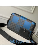 Louis Vuitton Men's Alpha Messenger Bag in Damier Graphite Canvas N40408 2020