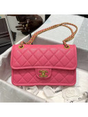 Chanel Grained Calfskin Medium Square Flap Bag AS2357 Pink 2021