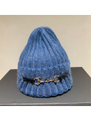 Gucci Horsebit Wool Knit Hat Blue 2021
