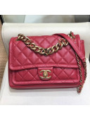 Chanel Quilted Lambskin Medium Flap Bag AS0937 Red 2019