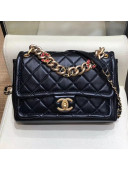 Chanel Quilted Lambskin Medium Flap Bag AS0937 Black 2019