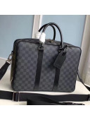 Louis Vuitton Icare Damier Graphite Canvas Briefcase Top Handle Bag M40007 2019