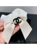 Chanel Hair Ring White 2021 11