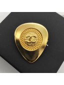 Chanel Brass Heart Brooch 33 2020