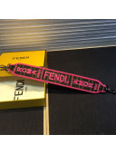 Fendi Roma Amor FF Fabric Mini Strap You Shoulder Strap Pink 2019