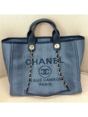 Chanel Deauville Large Shopping Bag Gray 2021 04