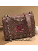 Louis Vuitton Monogram Pop Twist MM Shoulder Bag M55480 Red 2019