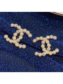 Chanel Crystal & Pearls CC Earrings 44 2020