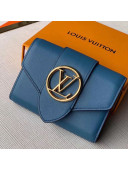 Louis Vuitton LV Circle Pont 9 Compact Wallet M69175 Blue 2020