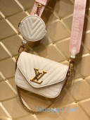 Louis Vuitton Multi Pochette New Wave Mini Bag M56466 White 2020