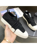 Chanel Knit Sock Sneakers Black 2021