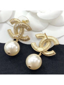 Chanel Pearl CC Earrings AB3365 2021