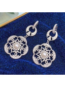 Chanel Silver Crystal Earrings 57 2020