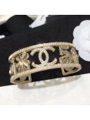 Chanel CC 5 Cuff Bracelet AB2925 Gold 2019