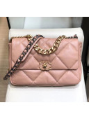 Chanel Lambskin Large Chanel 19 Flap Bag AS1161 Pink 2020 Top Quality