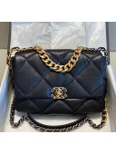 Chanel Lambskin Large Chanel 19 Flap Bag AS1161 Black 2020 Top Quality