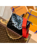 Louis Vuitton Coussin PM Bag in Patent Monogram Leather M57793 Black 2021