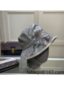 Gucci Sequins Bucket Hat Silver 2022 35