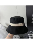 Chanel Canvas Bucket Hat Black 2022 040192