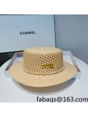 Chanel Straw Bucket Hat Beige 2022 01