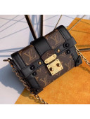 Louis Vuitton Essential Trunk Monogram Canvas Box Chain Bag M68566 Black